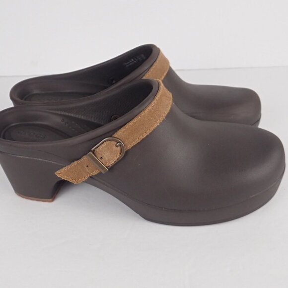 Crocs Shoes Womens 9 Sarah Clog Mules Slip On - Picture 1 of 9